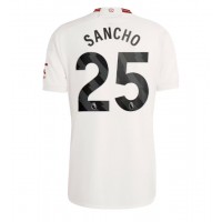 Dres Manchester United Jadon Sancho #25 Tretina 2023-24 Krátky Rukáv